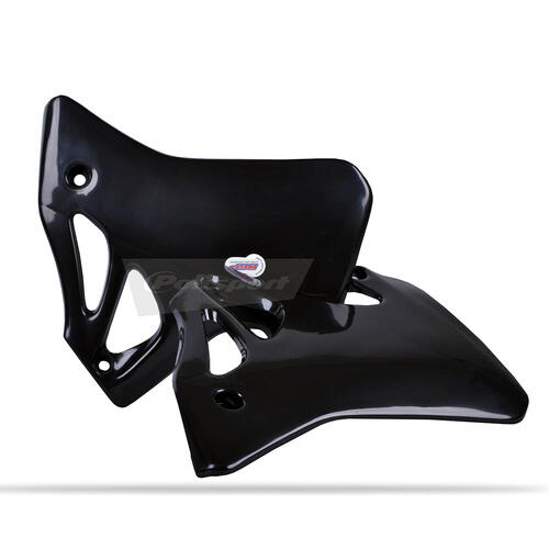 Honda CR125R 1995-1997 Polisport Radiator Shrouds Pair Black