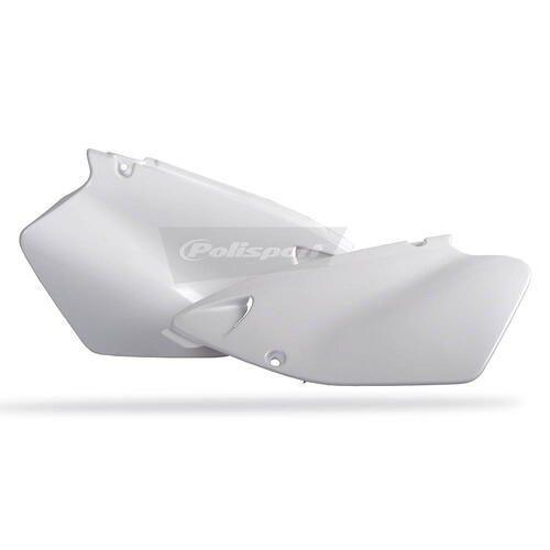 Yamaha YZ250 1996-2001 Polisport Sidecovers Pair Panels White