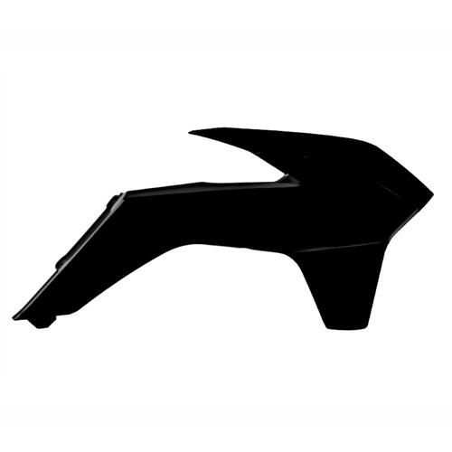 KTM 125 SX 2013-2015 Polisport Radiator Shrouds Pair Black