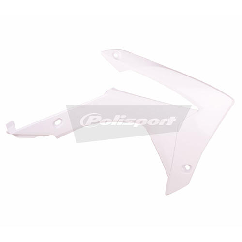 Honda CRF450R 2013-2016 Polisport Radiator Shrouds Pair White