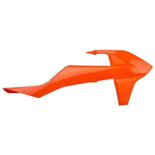 KTM 125 SX 2016-2018 Polisport Radiator Shrouds Pair Orange