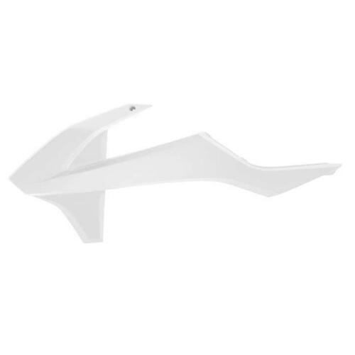 KTM 450 EXC-F 2017-2019 Polisport Radiator Shrouds Pair White