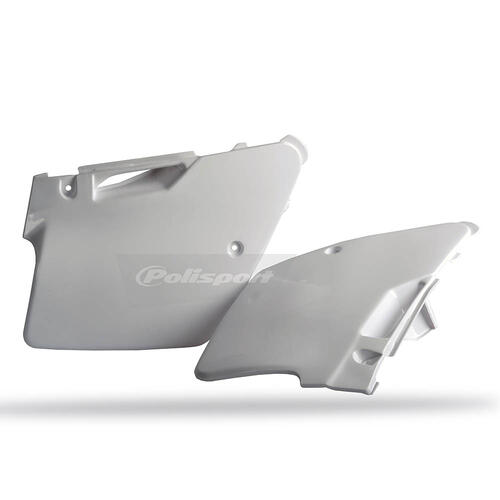 Kawasaki KX250 1994-1998 Polisport Sidecovers Pair Panels White