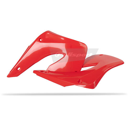 Honda CR250R 2000-2001 Polisport Radiator Shrouds Pair Red