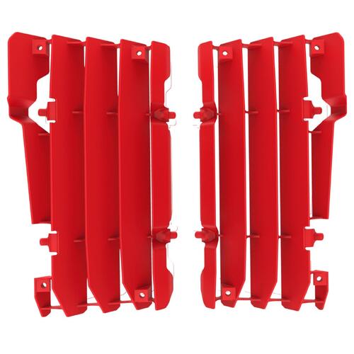 Beta RR 250 2T 2013-2019 Polisport Radiator Louvres Fins Pair Grilles Red