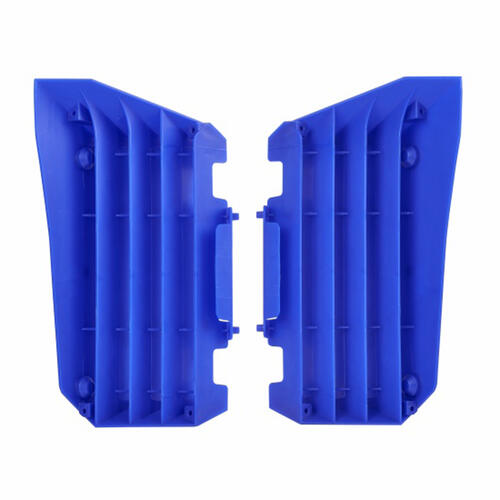Yamaha YZ250F 2014-2018 Polisport Radiator Louvres Fins Pair Grilles Blue
