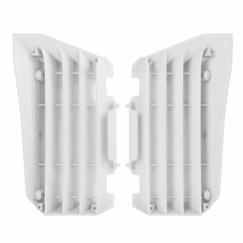 Yamaha WR250F 2015-2019 Polisport Radiator Louvres Fins Pair White