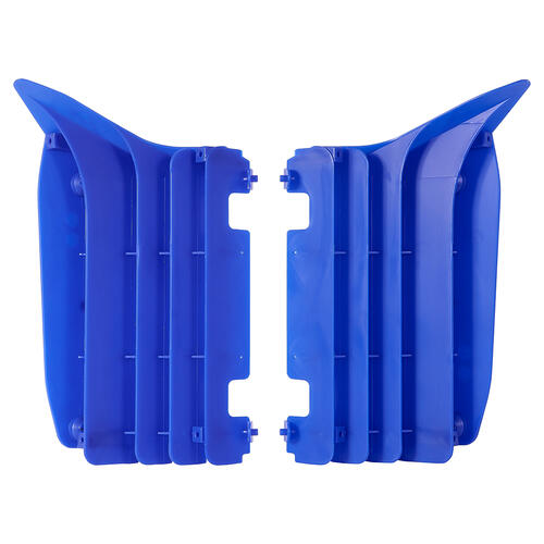 Yamaha YZ250F 2010-2013 Polisport Radiator Louvres Fins Pair Grilles Blue