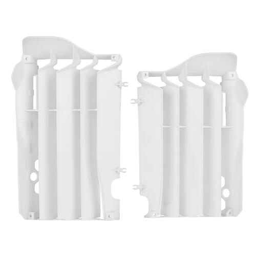 Honda CRF250R 2014-2015 Polisport Radiator Louvres Fins Pair White