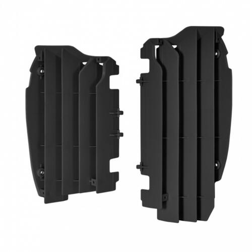 Kawasaki KX450F 2012-2015 Polisport Radiator Louvres Fins Pair Black