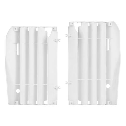 Honda CRF250R 2010-2013 Polisport Radiator Louvres Fins Pair White
