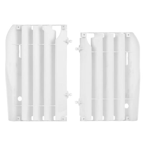 Honda CRF450R 2009-2012 Polisport Radiator Louvres Fins Pair White