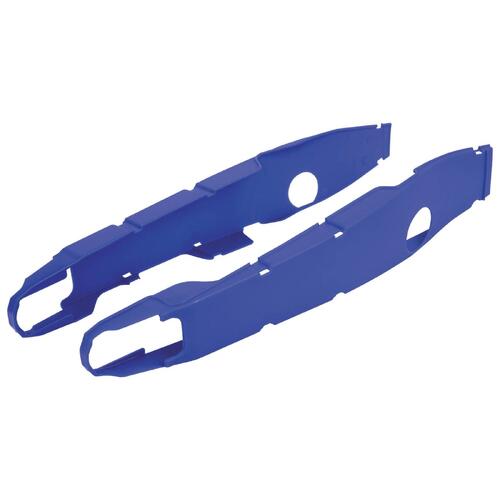 Yamaha WR250F 2015-2018 Polisport Swingarm Protectors Pair Blue Plastic