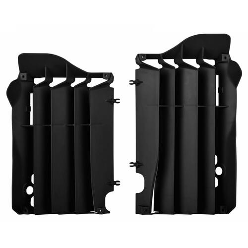 Honda CRF450R 2015-2016 Polisport Radiator Louvres Fins Pair Black