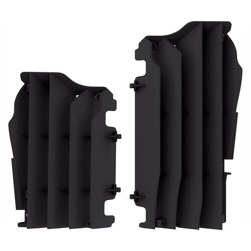 Kawasaki KX450F 2019-2023 Polisport Radiator Louvres Fins Pair Black