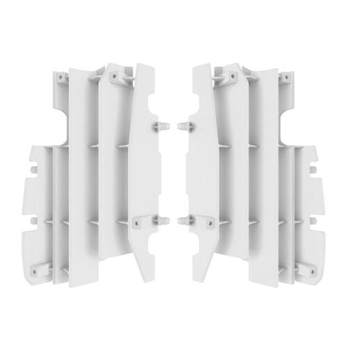 Honda CR250R 2005-2007 Polisport Radiator Louvres Fins Pair Grilles White