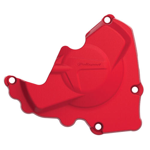Honda CRF250R 2010-2017 Polisport Ignition Cover Protector Red