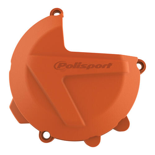 KTM 250 EXC 2017 Polisport Clutch Cover Protector Orange Plastic