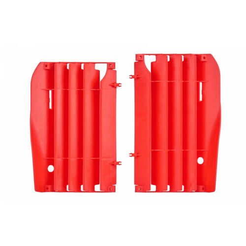 Honda CRF450RX 2017-2020 Polisport Radiator Louvres Fins Pair Grilles Red
