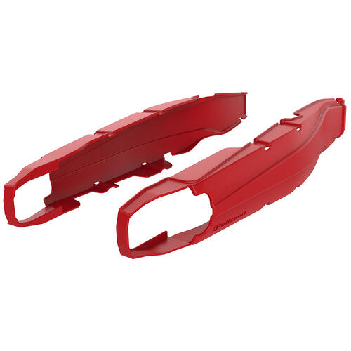 Beta RR 350 4T 2013-2024 Polisport Swingarm Protectors Pair Red Plastic