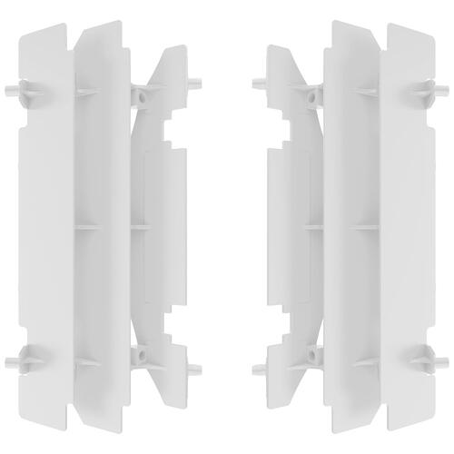 Suzuki RM250 1996-2009 Polisport Radiator Louvres Fins Pair Grilles White