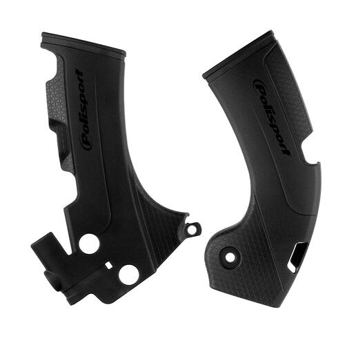 Yamaha YZ450F 2018-2022 Polisport Frame Guards Protectors Black