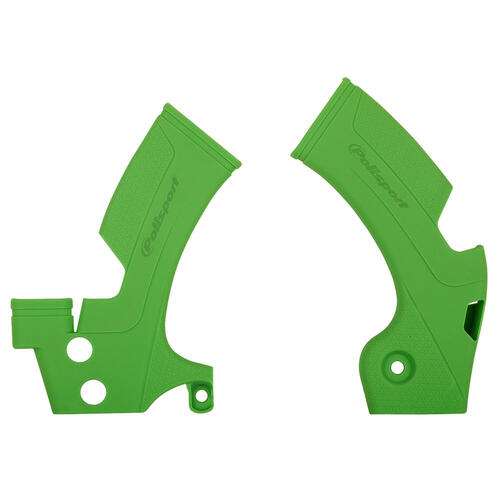 Kawasaki KX450F 2009-2018 Polisport Frame Guards Protectors Green