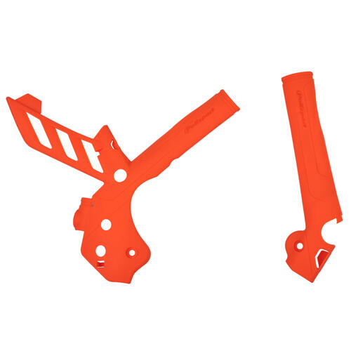 KTM 500 EXC-F 2012-2016 Polisport Frame Guards Protectors Orange