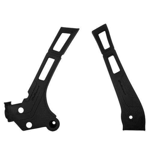 Yamaha YZ250 2005-2021 Polisport Frame Guards Protectors Black