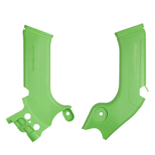 Kawasaki KX450F 2019-2022 Polisport Frame Guards Protectors Green