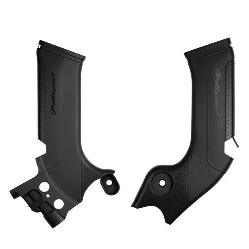 Kawasaki KX250F 2021-2022 Polisport Frame Guards Protectors Black