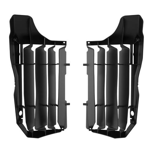 Honda CRF250R 2020-2021 Polisport Radiator Louvres Fins Pair Black