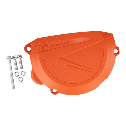 KTM 250 EXC 2008-2012 Polisport Clutch Cover Protector Orange