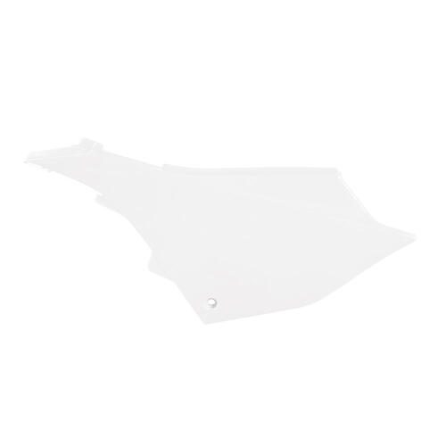 Yamaha YZ125X 2022-2024 Polisport Sidecovers Pair Panels White