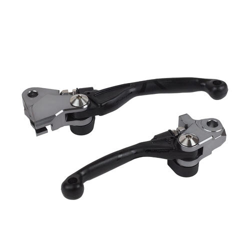 Honda CRF450RX 2017-2025 Polisport Folding Clutch & Brake Lever Set Black