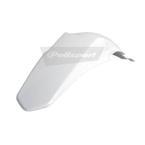 Yamaha YZ125 2002-2014 Polisport Rear Fender Mudguard White