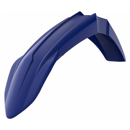 Yamaha YZ125 2022-2024 Polisport Front Fender Mudguard Blue Direct Replacement