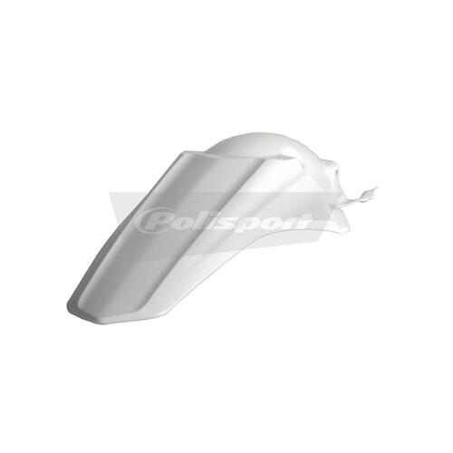 Honda CRF250R 2010-2013 Polisport Rear Fender Mudguard White