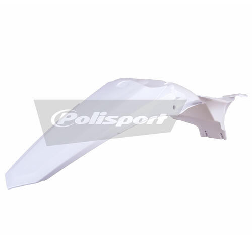 Yamaha YZ250F 2014-2018 Polisport Rear Fender Mudguard White