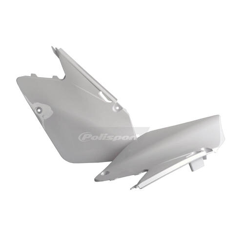Suzuki RM250 2001-2009 Polisport Sidecovers Pair Panels White