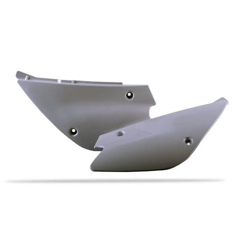 Kawasaki KX85 2001-2013 Polisport Sidecovers Pair Panels White