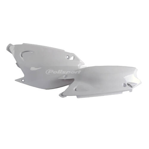 Kawasaki KX250 2003-2008 Polisport Sidecovers Pair Panels White