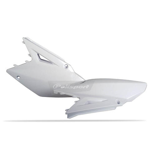 Suzuki RM-Z450 2008-2017 Polisport Sidecovers Pair Panels White