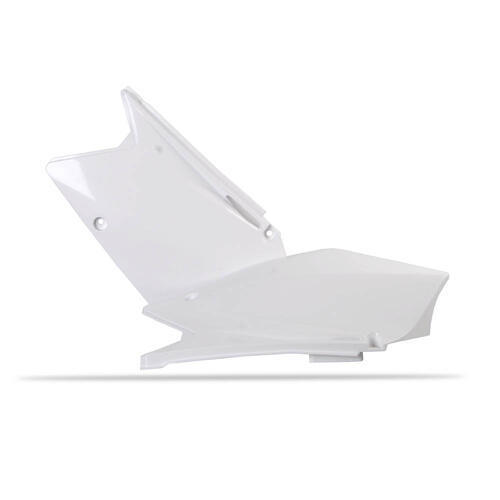Suzuki RM-Z450 2005-2006 Polisport Sidecovers Pair Panels White
