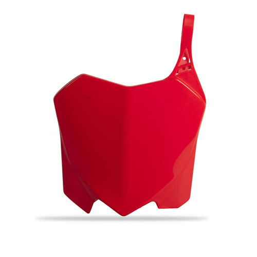 Honda CRF450R 2009-2012 Polisport Front Number Plate Red Direct Replacement