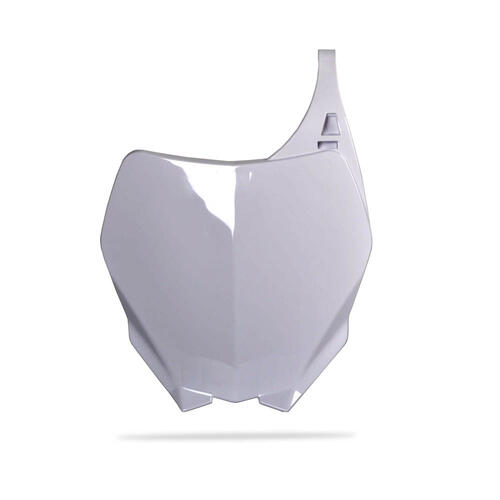 Yamaha YZ125 2006-2014 Polisport Front Number Plate White Direct Replacement