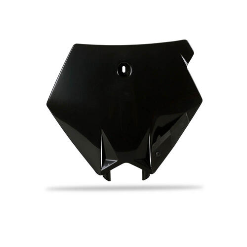 KTM 125 SX 2004-2006 Polisport Front Number Plate Black Direct Replacement