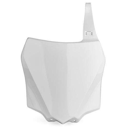 Kawasaki KX85 2014-2022 Polisport Front Number Plate White Direct Replacement