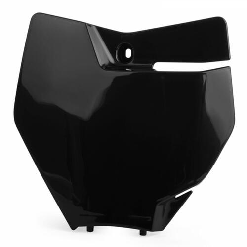 KTM 125 SX 2016-2018 Polisport Front Number Plate Black Direct Replacement