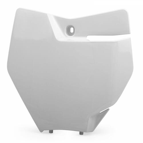 KTM 125 SX 2016-2018 Polisport Front Number Plate White Direct Replacement
